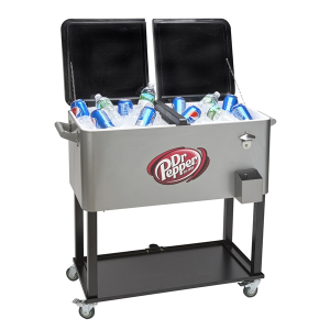 Rolling Vending Cart Cooler
