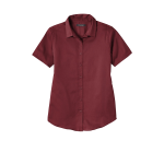 Port Authority Women's Short Sleeve SuperPro React Twill ...